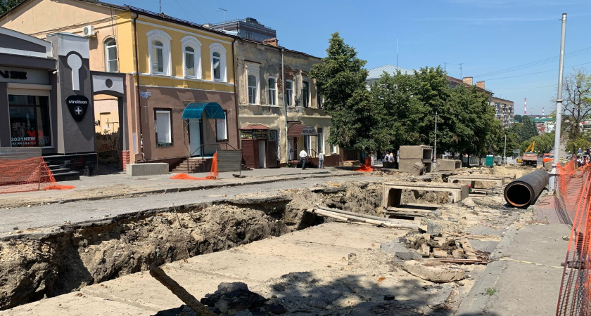 Ремонт теплосетей в центре Рязани отстает от графика