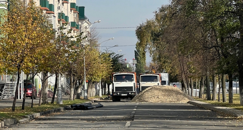 На Введенской в Рязани меняют покрытие