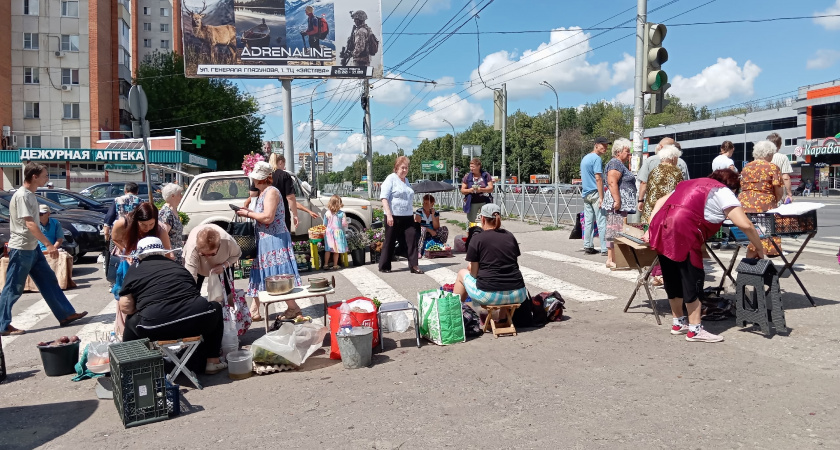 Рязанские власти собрали 5 миллионов рублей с уличных торговцев