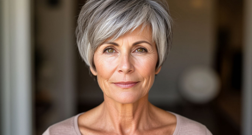 Лучшие стрижки для женщин за 50 с тонкими волосами: добавят объем и скинут десять лет