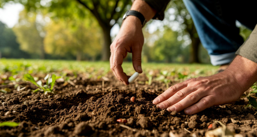 Осенью кладу под каждую яблоню эту «таблетку»: парша исчезает на 5 лет вперед, а на урожай ведер не хватает
