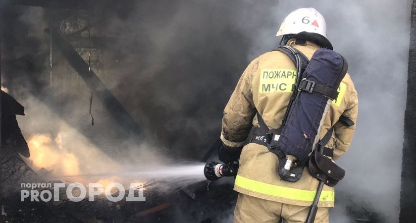 Сбитый БПЛА вызвал пожар на предприятии в Рязанской области