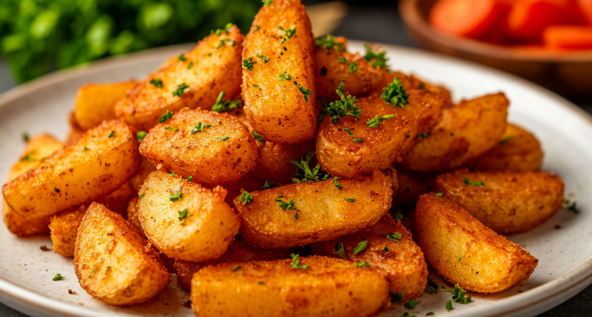 Если бы у меня был ресторан, это блюдо было бы хитом: такая царская картошка - всегда главный герой праздничного стола