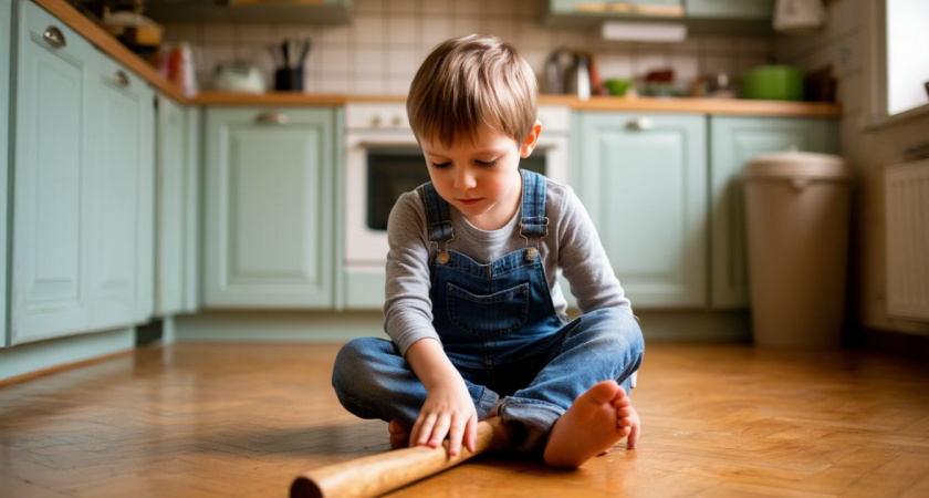Отсталый сын постоянно стучал деревяшками по полу кухни: когда мальчик вырос все обомлели - вот зачем он это делал