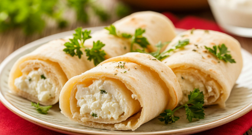 Рулетики из лаваша хоть с яблоком хоть с творогом: за 15 минут полный противень ароматной вкуснятины на столе