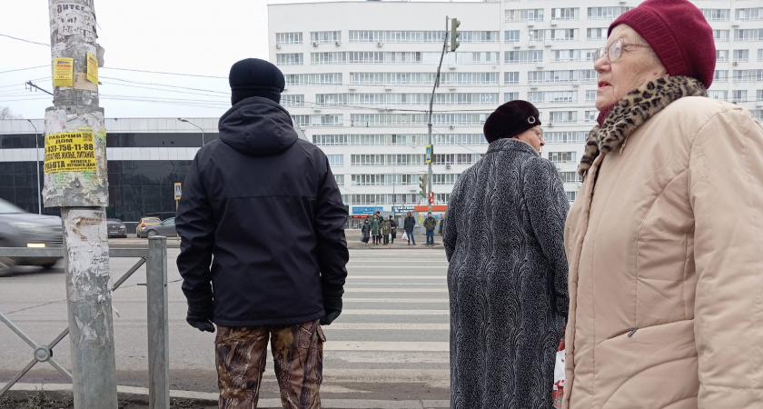 Глухонемой мужчина выгуливает игрушечных собак в центре Рязани