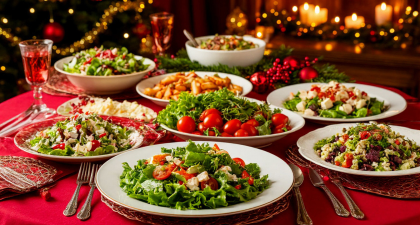 Поставлю «Лисичку» на новогодний стол: яркий салат похож на гирлянду - вся вкуснота собирается за 15 минут