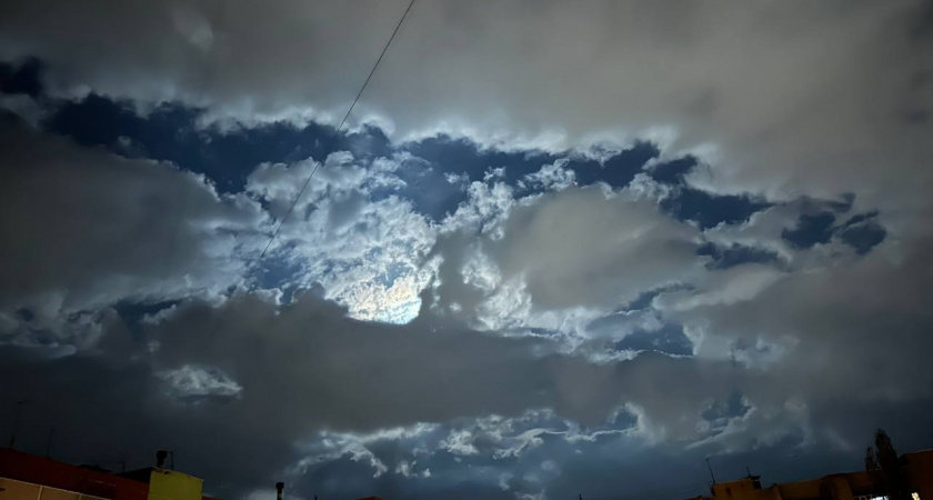 В Рязанской области показалась «волчья» луна