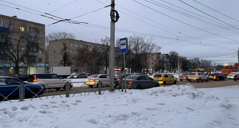 Утренние пробки в Рязани дошли до 10 баллов