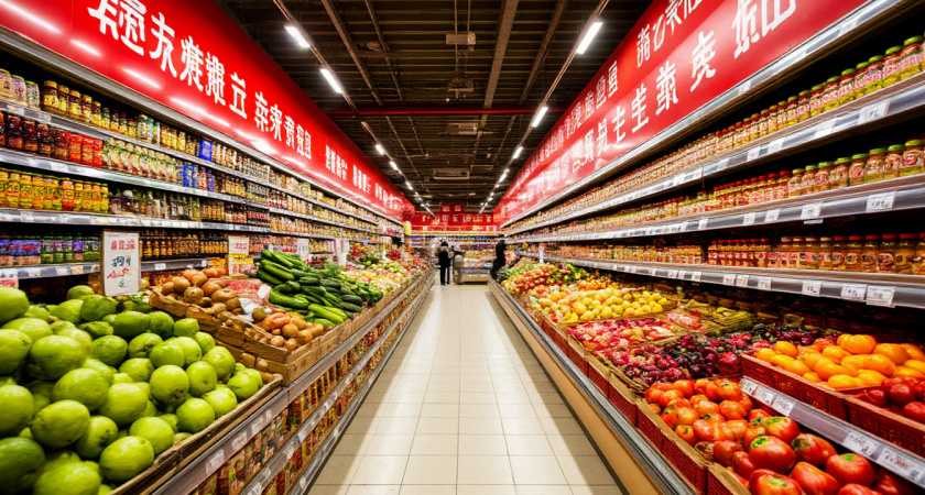 Продуктовый супермаркет в Китае: что продают и чем отличается от наших магазинов - стоит ли посещать