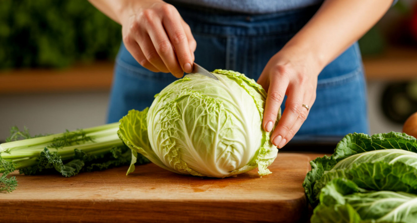 Этот рецепт почти никто не помнит, а у меня он самый ходовой: за 15 минут делаю капустную вкуснятину с ароматной колбаской 