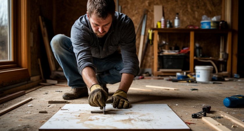 Отказался стелить линолеум на деревянный пол в частном доме: посмотрел у соседа что с ним стало через пару лет - нашел вариант надежнее