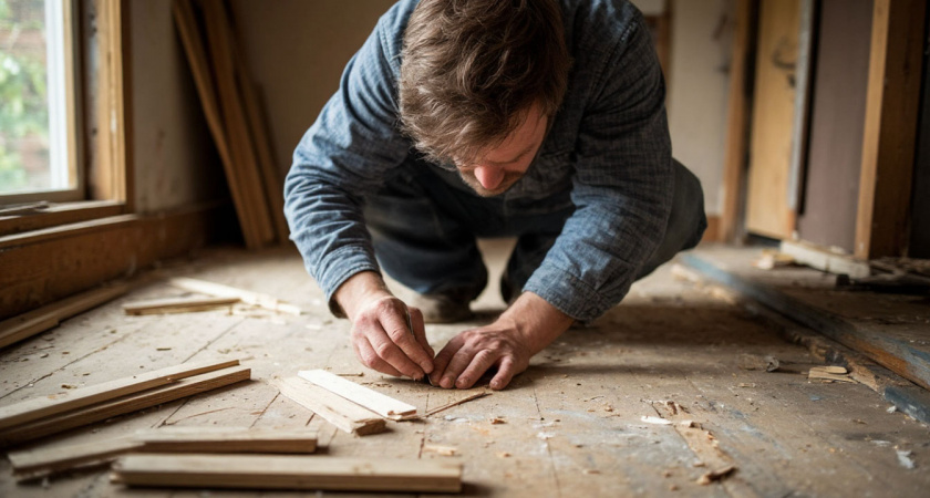 Решил "половой вопрос" по финской технике: сделал пол, по которому зимой можно ходить без носков - вот что получил на выходе