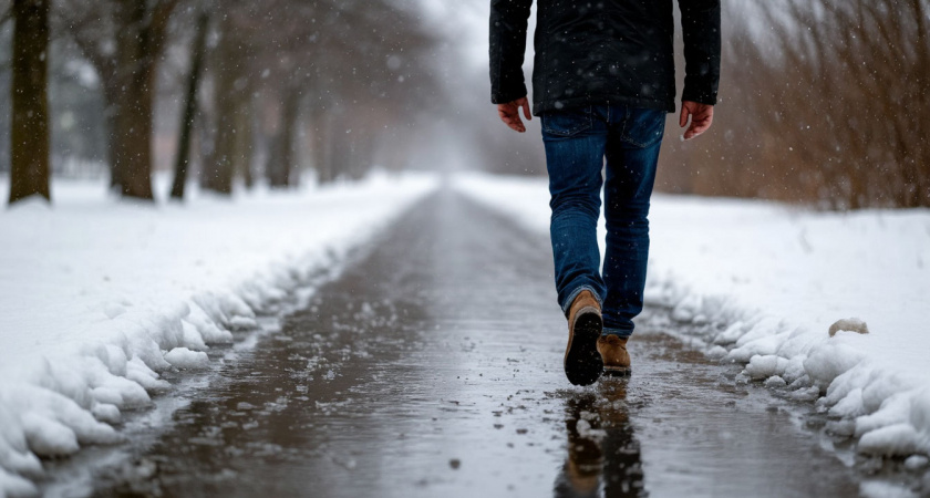 Прохожусь ваткой по подошве - и обувь не скользит даже на ледяной лестнице: одного раза достаточно на всю зиму