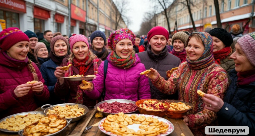 Блины на Масленицу 2026 пеку строго по традиции: на каждый день - разный припек
