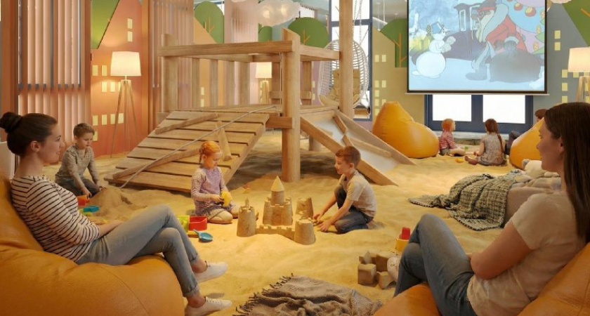 Тёплая песочница с кинотеатром - круглый год! В ЖК «Еврокласс» реализуется уникальный для России проект