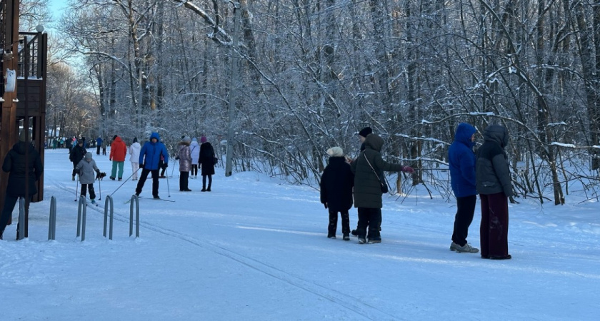 Жители Рязанской области стали участниками массовой гонки «Лыжня России»