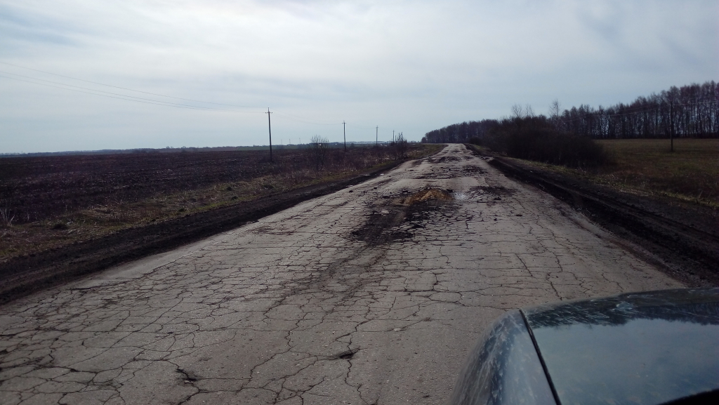 Рязанцы жалуются на дорогу в Захаровском районе