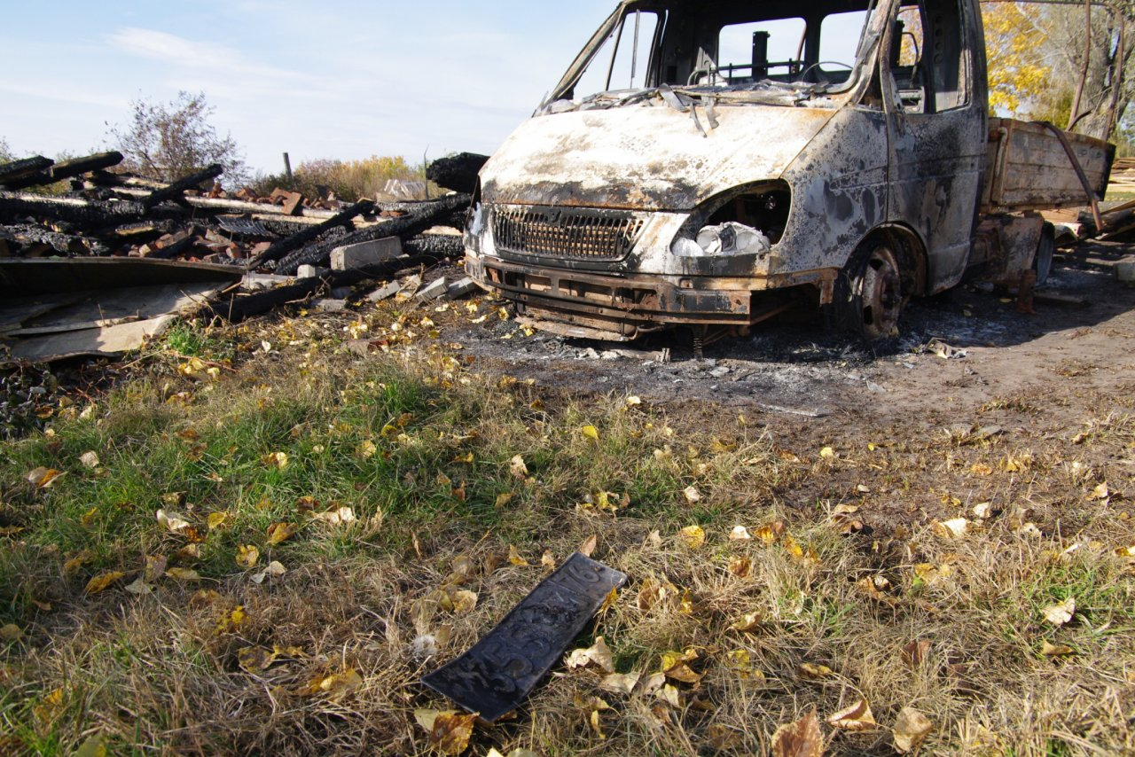В Рязани ночью сгорел автомобиль