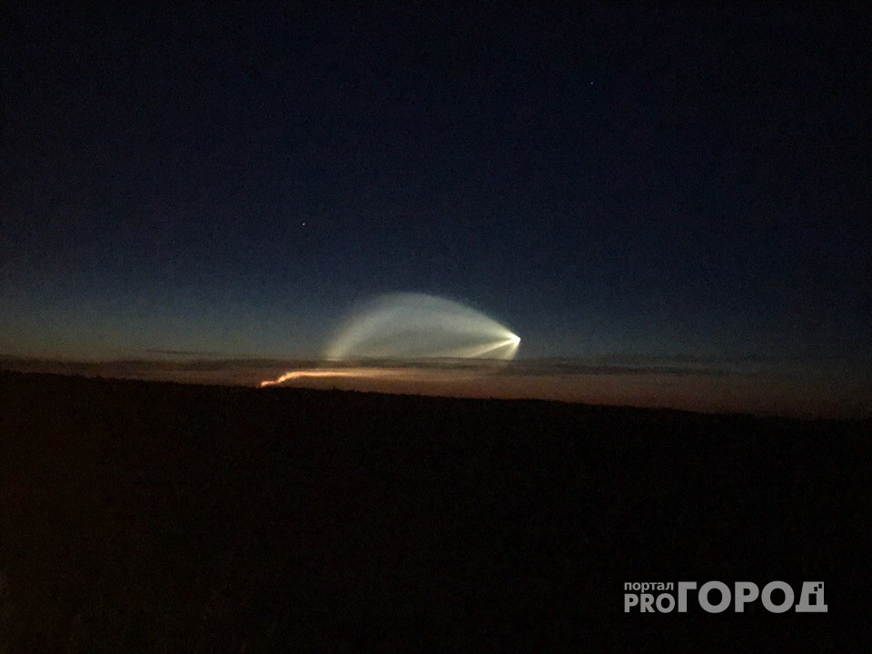 НЛО или след от ракеты? Жители Рязанской области увидели необычное явление в небе