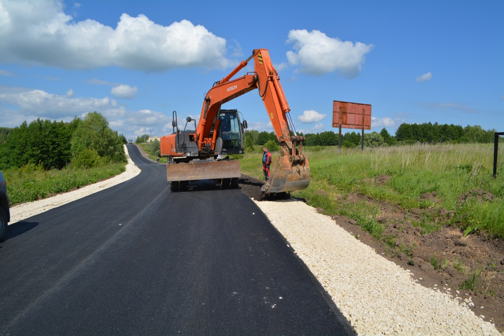 В Рязанской области отремонтировали дорогу к деревне Юрасово