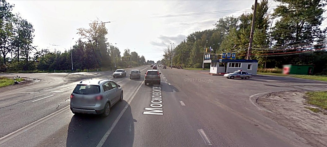 Жители Дягилево просят установить светофор на Московском шоссе