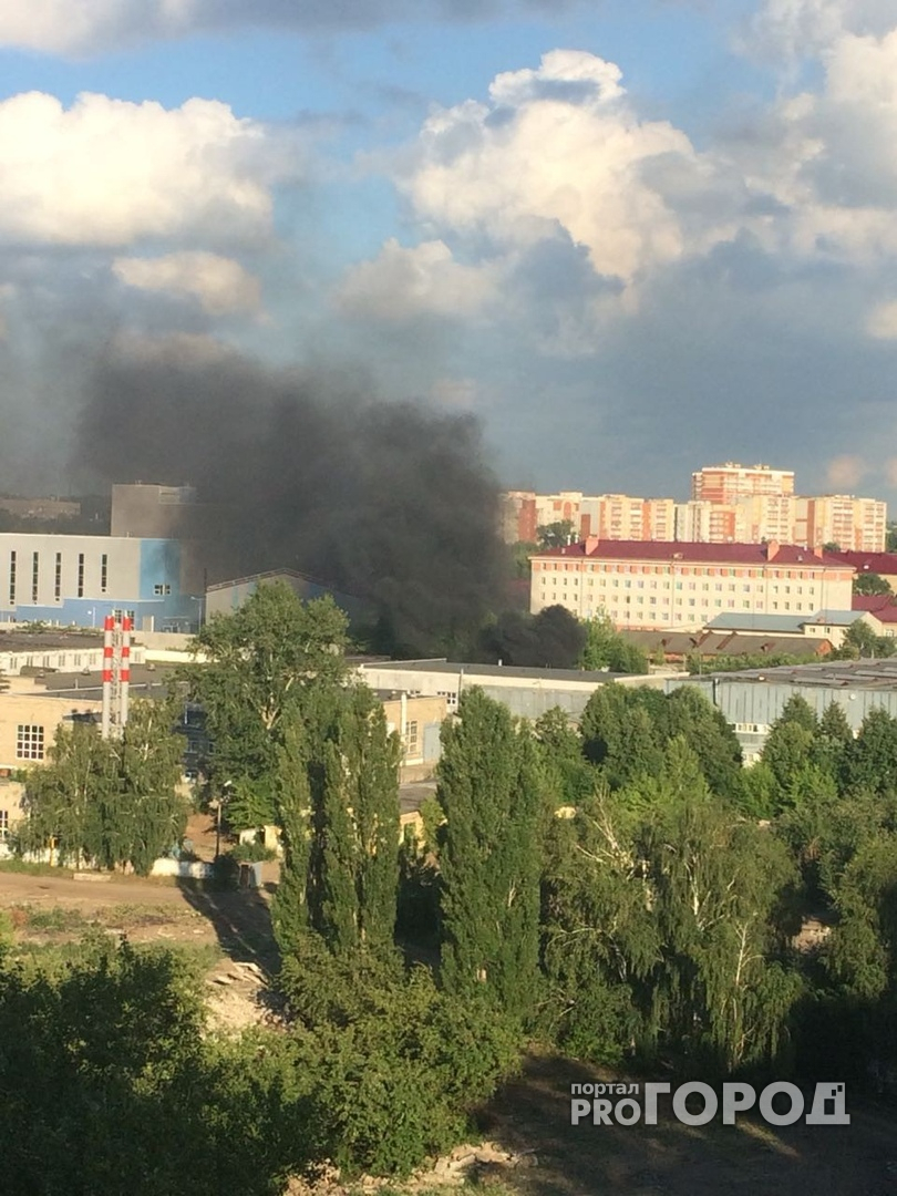 В рязанском десантном училище произошел пожар - информация от очевидцев