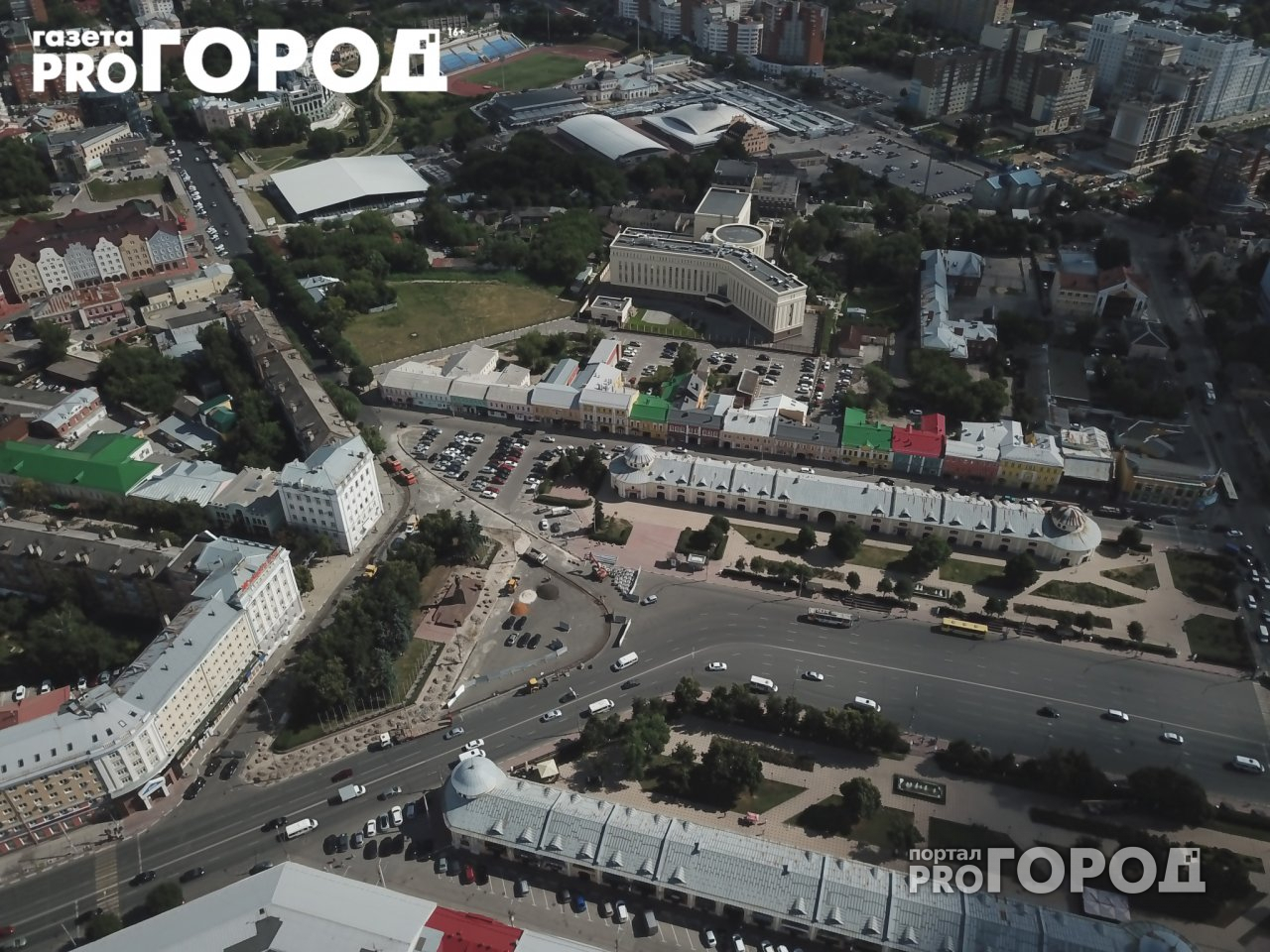 Как продвигается реконструкция площади Ленина: смотрим с высоты птичьего полёта