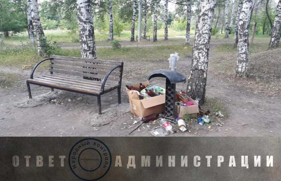 В мэрии прокомментировали жалобу на плачевное состояние Комсомольского парка
