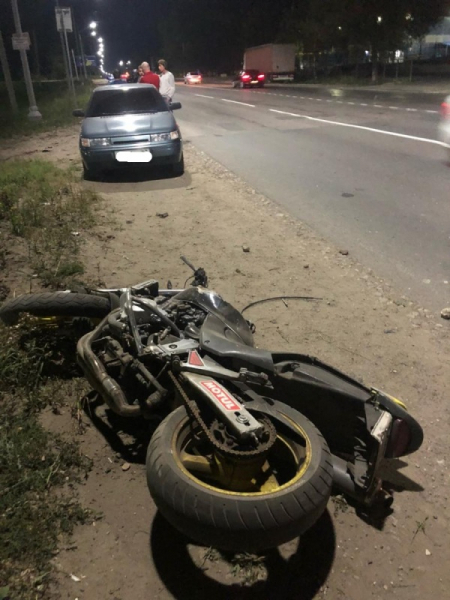 На Ряжском шоссе в Рязани насмерть разбился 25-летний мотоциклист
