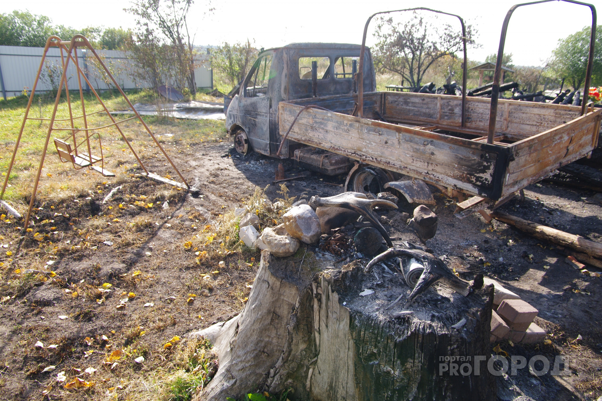 В деревне Секиотово сгорел автомобиль