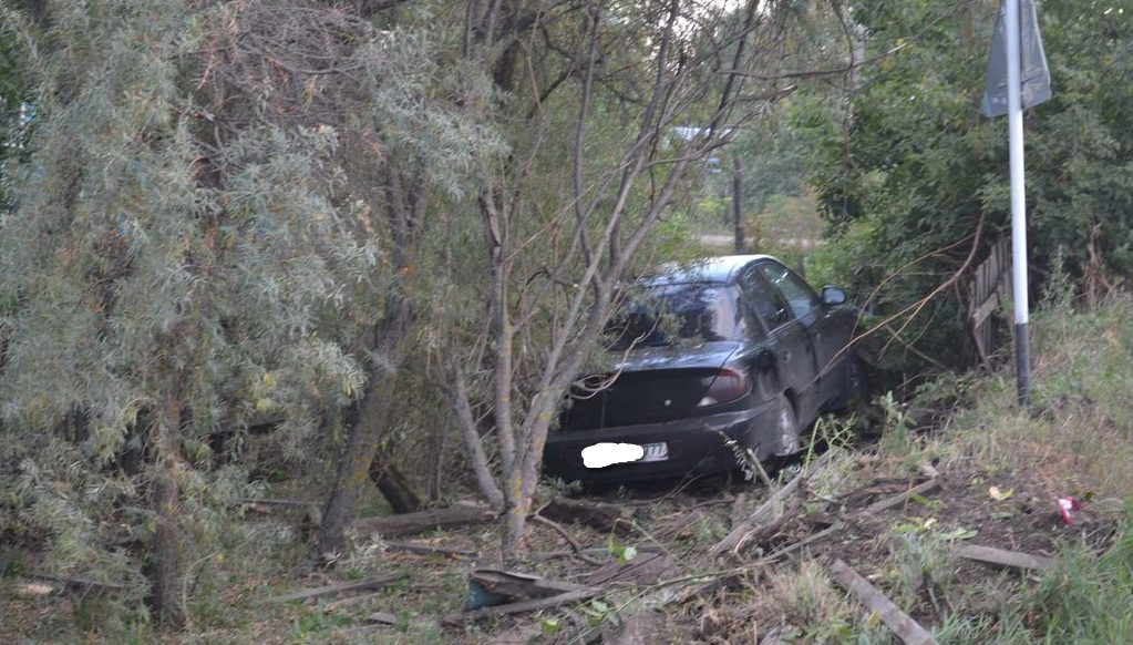 В Рязанской области нетрезвый водитель вылетел в кювет и врезался в дерево
