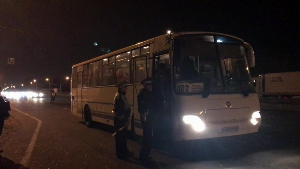 В Рязанской области остановили нетрезвого водителя автобуса