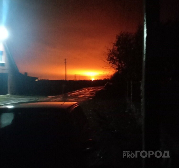 В Путятинском районе загорелся газопровод: на месте работает МЧС