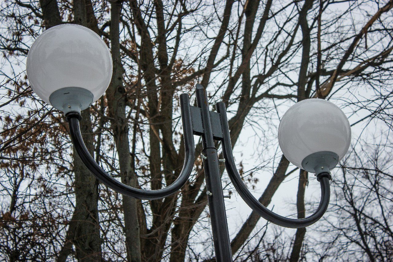 В парке Гагарина впервые за много лет появилось освещение
