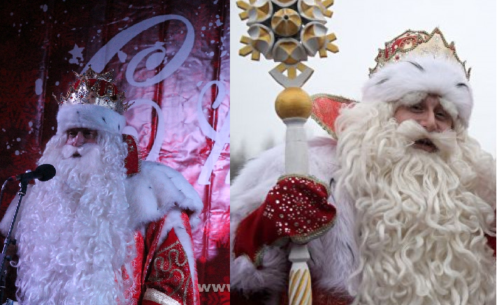 Удивительное раздвоение: Дед Мороз из Великого Устюга одновременно открывал новогоднюю деревню и был на границе с Финляндией