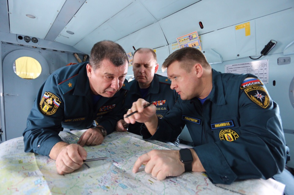 Любимов оценил возможности мобильного центра эвакуации населения в Сапожковском районе