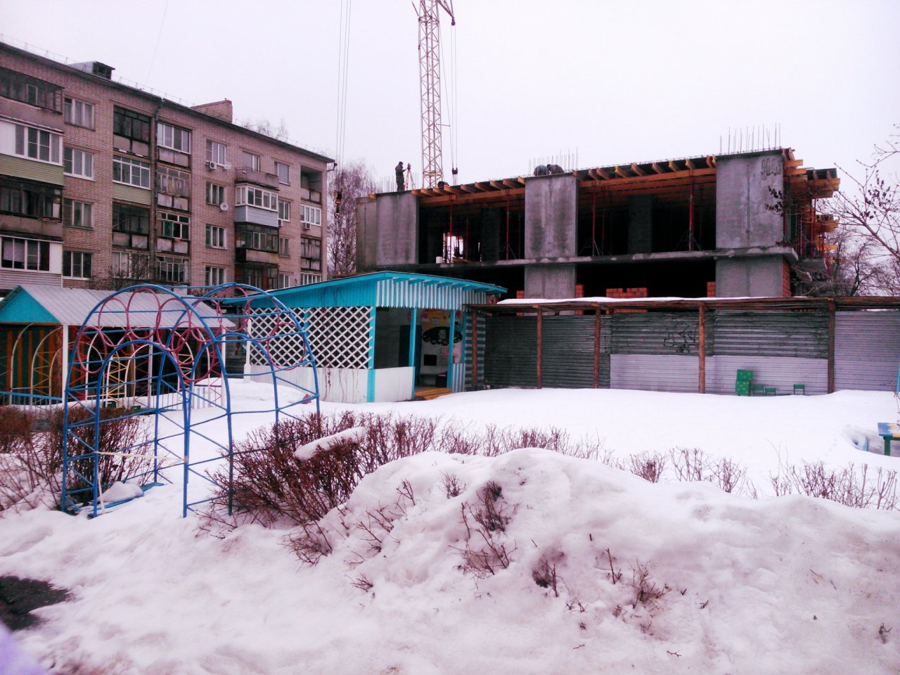 Многоэтажка у детского сада № 17 строится законно - администрация Рязани