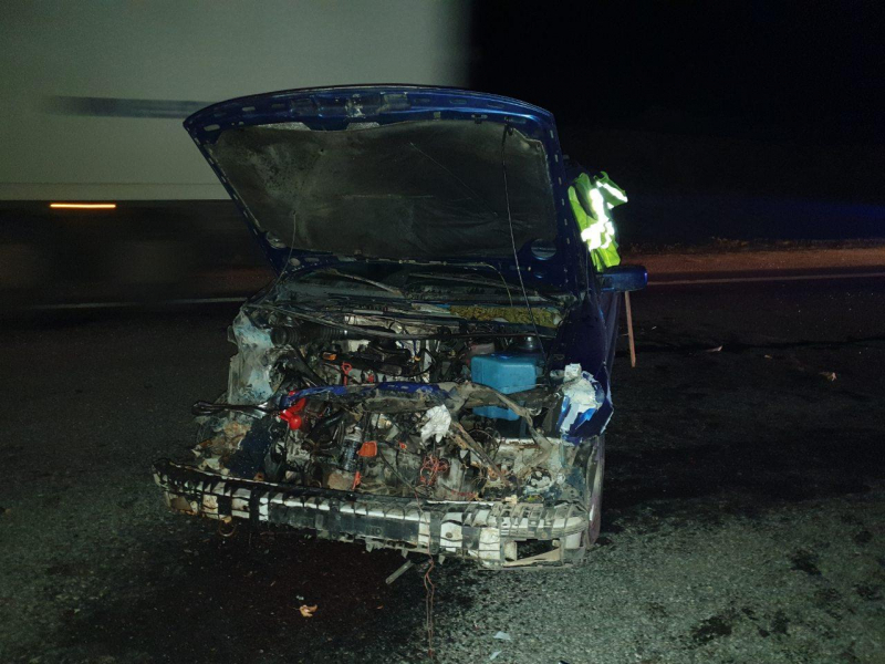 В Спасском районе пьяный водитель VolksWagen Passat врезался в ограждение