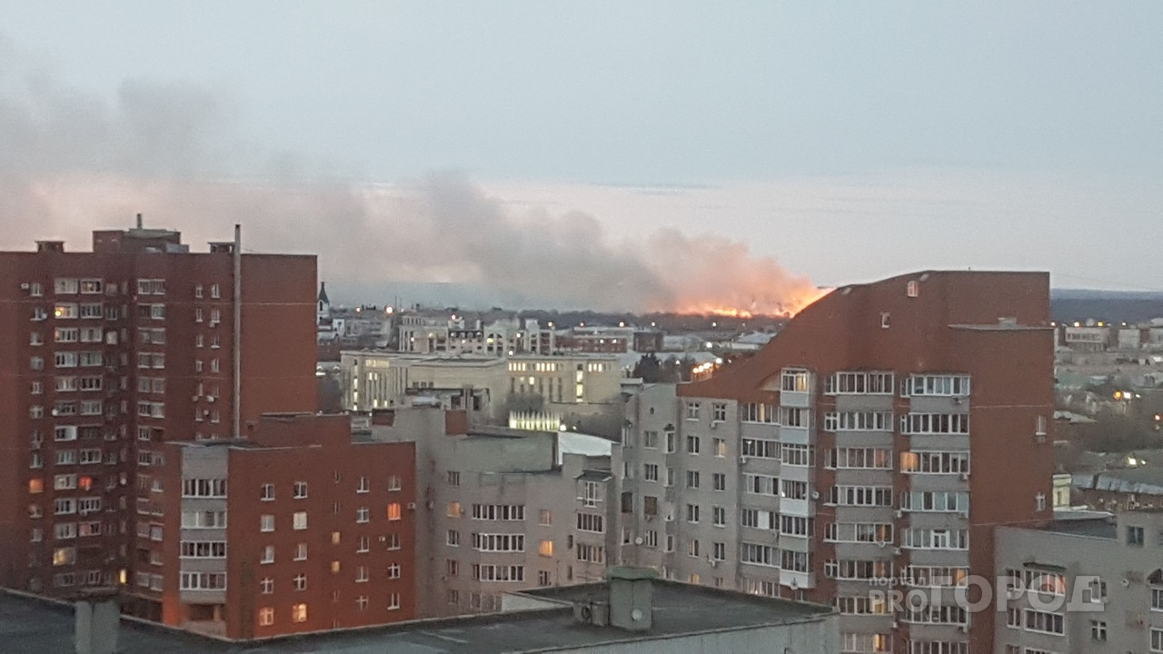 Очевидцы: в Рязани загорелся речной порт
