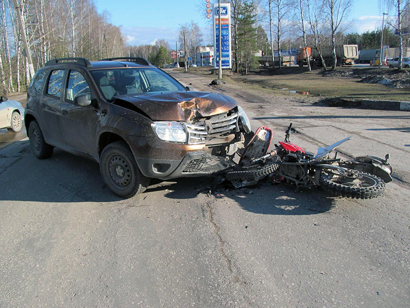 В Касимове погиб молодой пассажир мотоцикла