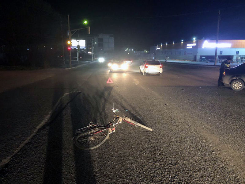 В понедельник на улице Зубковой сбили велосипедиста
