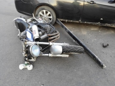 На Касимовском шоссе 20-летний мотоциклист попал в ДТП