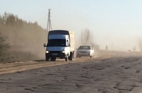 Рязанские активисты обратились в минтранс с просьбой отремонтировать дорогу до села Ижевского
