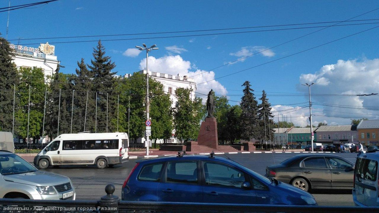 В Рязани перенесут остановку на площади Ленина