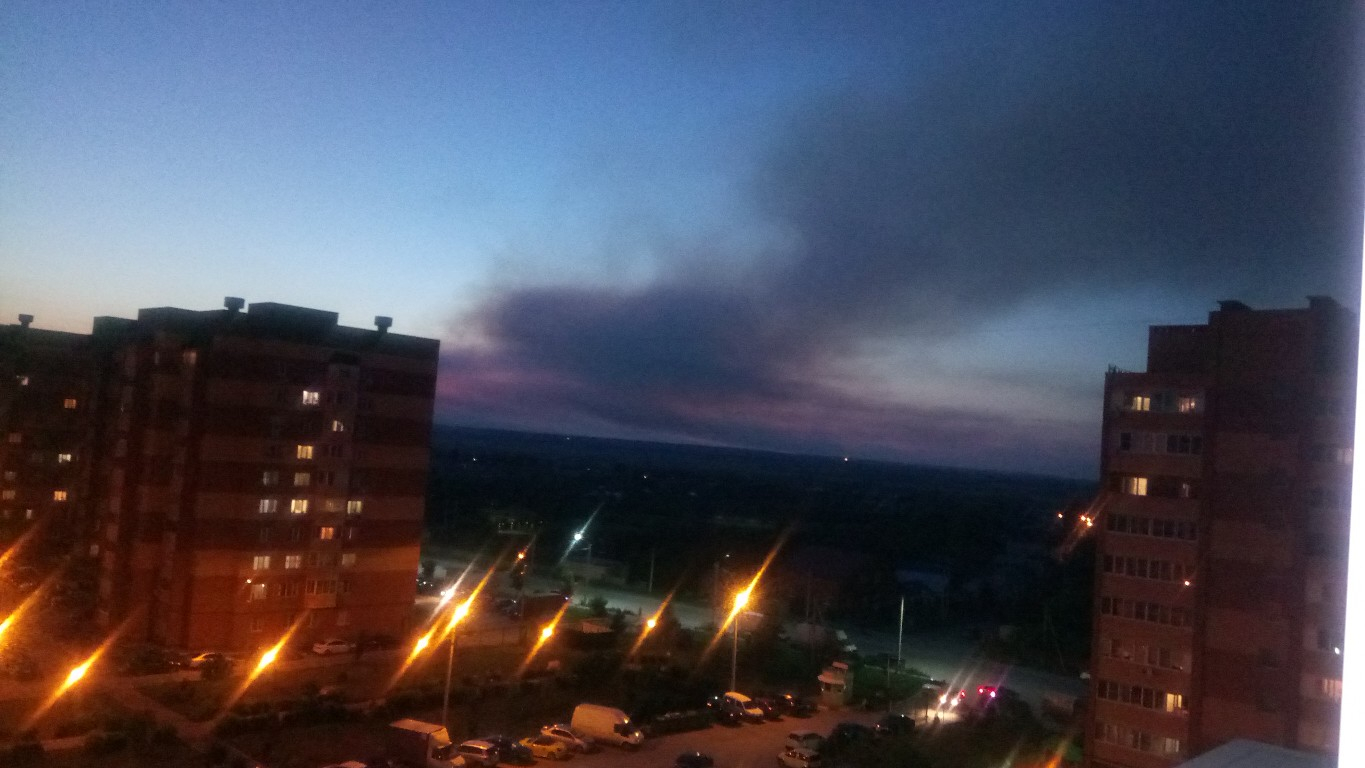 Пожар в Сельцах настолько разошелся, что местные жители готовились к эвакуации