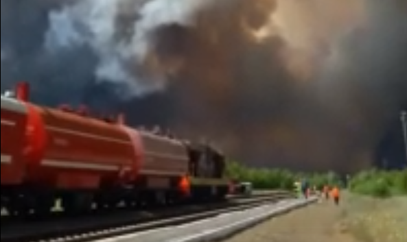 Площадь пожара на границе с Мордовией достигла 200 гектаров