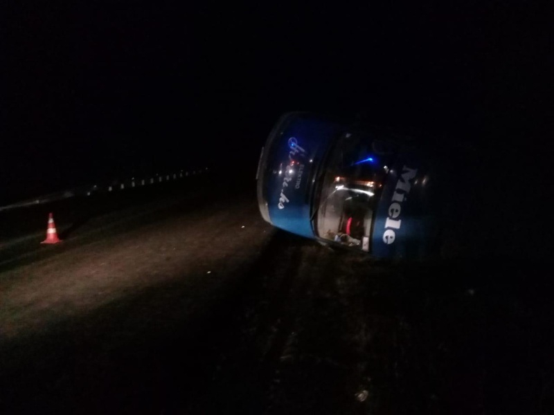 В Путятинском районе произошло трагическое ДТП: микроавтобус с людьми вылетел в кювет