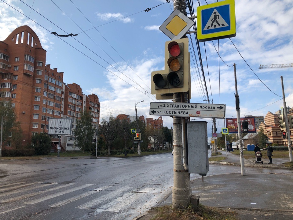 В Рязани планируют установить экспериментальный пешеходный переход