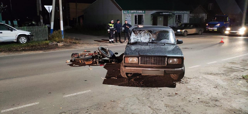 Смертельное ДТП  в Ряжске - погиб водитель мопеда